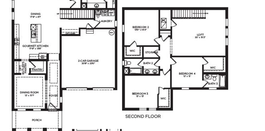 Casa en Winter Garden, Florida 4 dormitorios, 309.09 m2 № 1883966