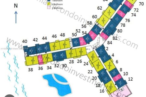 Купить кондоминиум в Майами-Бич, Флорида 1 спальня, 67.08м2, № 1962226 - фото 6