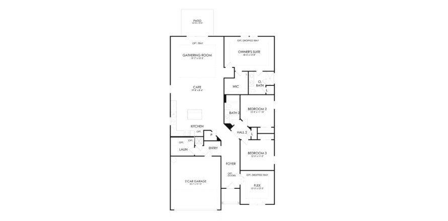 House floor plan «193SQM», 4 bedrooms in HIDDEN BLUFF