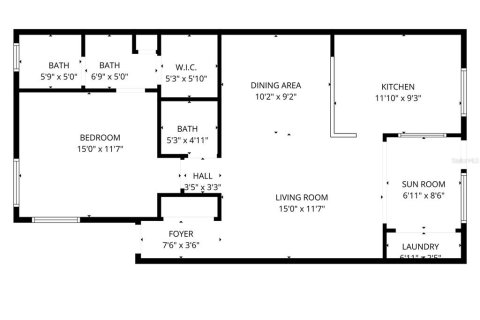 House in Dunedin, Florida 1 bedroom, 61.32 sq.m. № 2213915 - photo 22