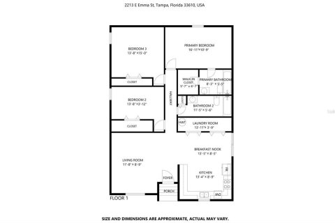 Villa ou maison à louer à Tampa, Floride: 3 chambres, 111.48 m2 № 2403175 - photo 18