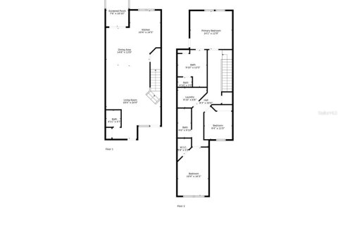 Купить таунхаус в Клируотер, Флорида 3 комнаты, 172.15м2, № 1899680 - фото 30
