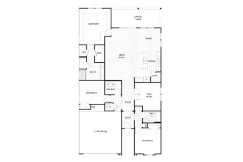 House floor plan «House», 4 bedrooms in Parkland Preserve