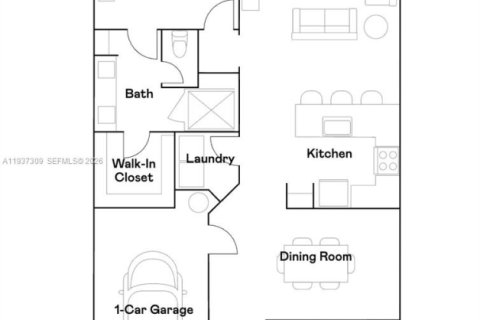 Villa ou maison à louer à St. Lucie, Floride: 2 chambres № 1995300 - photo 7