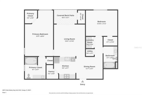 Immobilier commercial à vendre à Tampa, Floride: 2 chambres, 107.58 m2 № 2423658 - photo 27