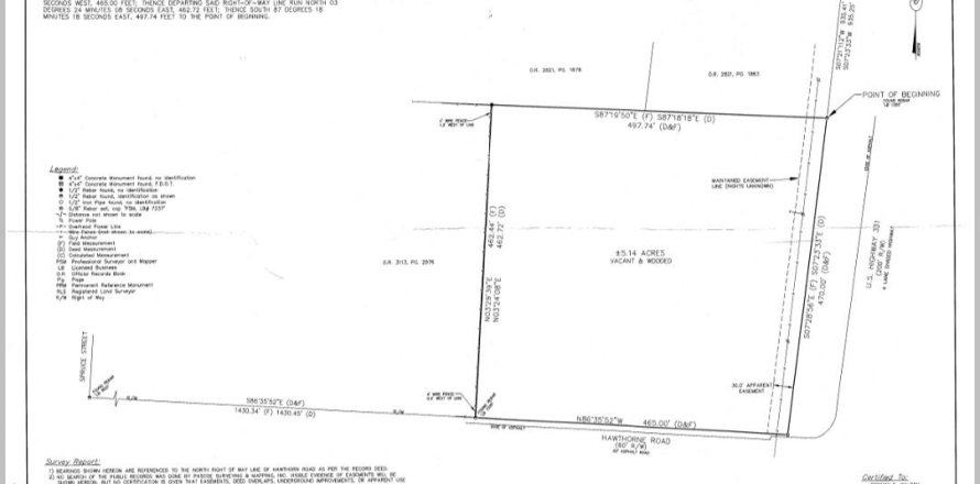 Propiedad comercial en De Funiak Springs, Florida № 558249