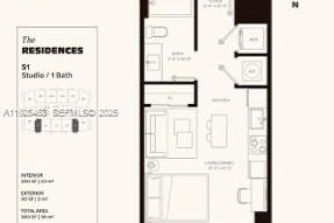 Снять в аренду кондоминиум в Майами, Флорида 32.52м2, № 1986516 - фото 13