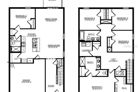 Villa ou maison à vendre à Zephyrhills, Floride: 5 chambres, 227.89 m2 № 2100932 - photo 11
