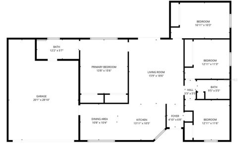 Villa ou maison à vendre à Palm Coast, Floride: 4 chambres, 147.53 m2 № 2094209 - photo 4