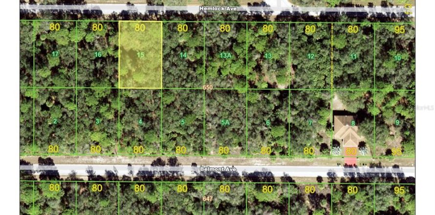 Land in Port Charlotte, Florida № 1062306