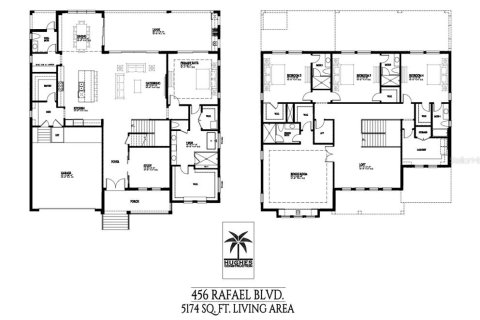 House in Saint Petersburg, Florida 5 bedrooms, 483.65 sq.m. № 2219680 - photo 3