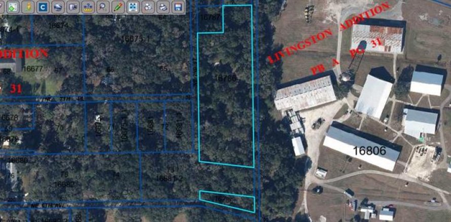 Terrain à Gainesville, Floride № 1555855