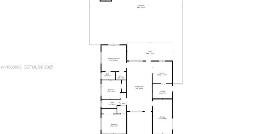 Casa en North Miami Beach, Florida 3 dormitorios, 129.88 m2 № 1992189