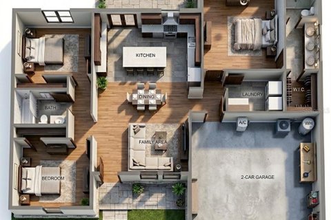 Villa ou maison à vendre à Ocala, Floride: 3 chambres, 127 m2 № 2123246 - photo 2