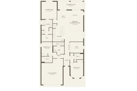 House floor plan «floor 3819 Almond Brook Boulevard  at Whispering Pines», 3 rooms in Whispering Pines in the Tampa-St. Petersburg Area