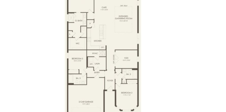 Casa en Whispering Pines in the Tampa-St. Petersburg Area en Land O' Lakes, Florida 3 habitaciones, 207 m2 № 366161