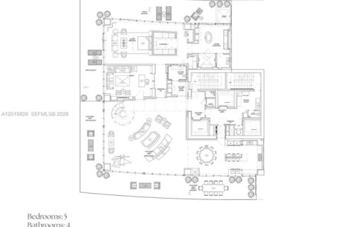 Condominio en venta en Miami Beach, Florida, 5 dormitorios, 840.67 m2 № 2256751 - foto 15