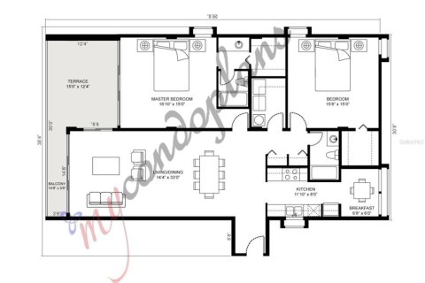 Condo in South Pasadena, Florida, 2 bedrooms № 2151815 - photo 6