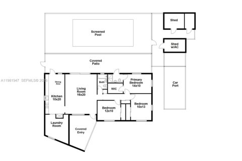 House in Cutler Bay, Florida 3 bedrooms, 120.49 sq.m. № 2043218 - photo 12