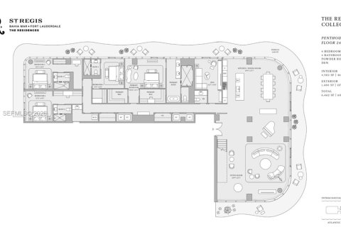 Condominio en venta en Fort Lauderdale, Florida, 4 dormitorios, 515.79 m2 № 2067186 - foto 19