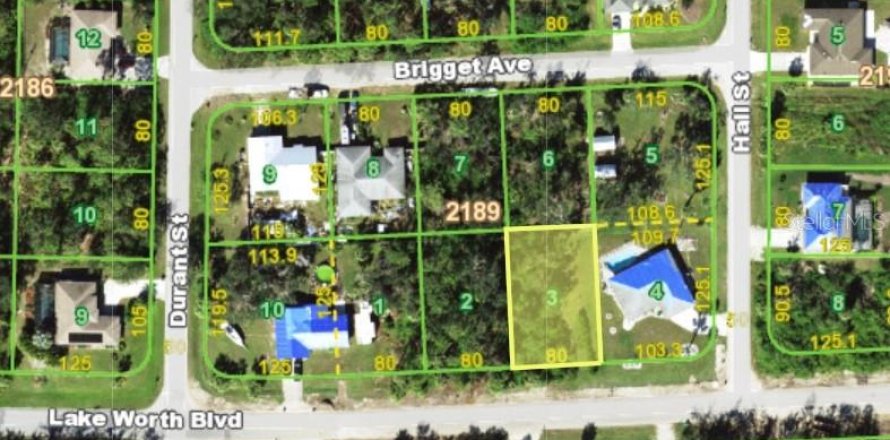 Land in Port Charlotte, Florida № 2160526