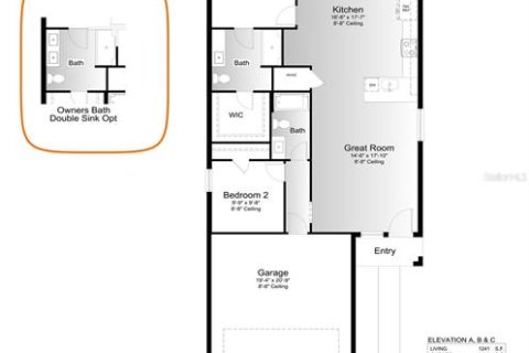 House in Parrish, Florida 2 bedrooms, 115.29 sq.m. № 1817190 - photo 2