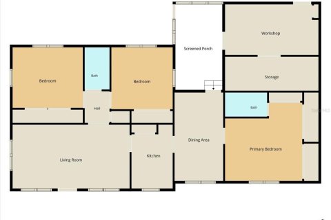 Casa en venta en Inverness, Florida, 3 dormitorios, 152.45 m2 № 2147669 - foto 2