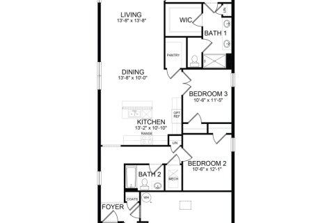 House in Kissimmee, Florida 3 bedrooms, 139.73 sq.m. № 1873727 - photo 1