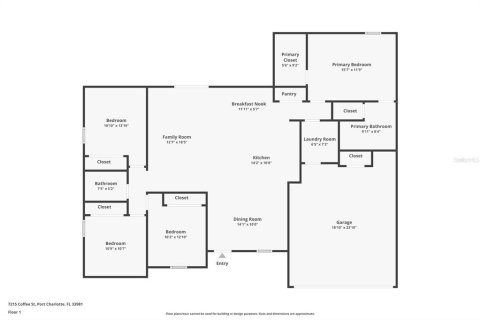 Villa ou maison à vendre à Port Charlotte, Floride: 4 chambres, 151.99 m2 № 1918345 - photo 4