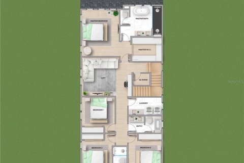 House in Orlando, Florida 5 bedrooms, 301.56 sq.m. № 1856212 - photo 2
