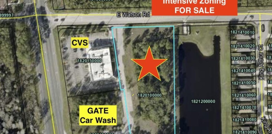 Land in Saint Augustine, Florida № 772421