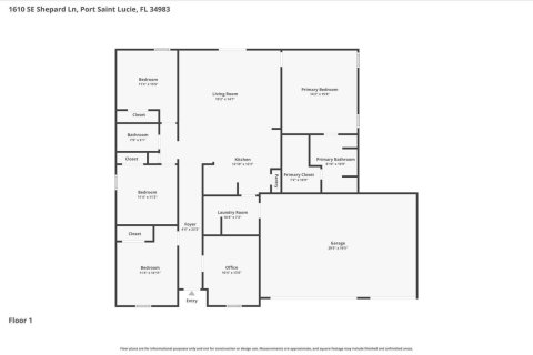 Casa en venta en Port St. Lucie, Florida, 4 dormitorios, 167.78 m2 № 2078272 - foto 5