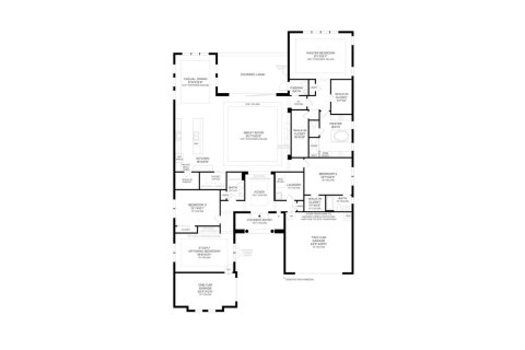 Townhouse floor plan «330SQM SAN GIORGIO CONTEMPORARY», 3 bedrooms in ROYAL PALM POLO