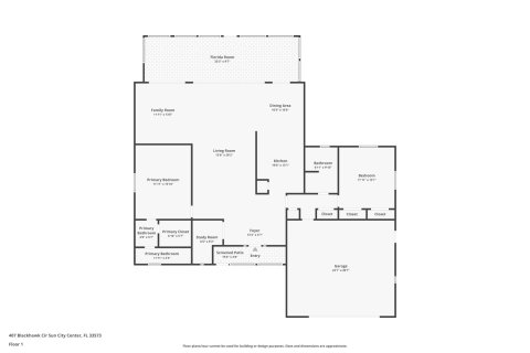 House in Sun City Center, Florida 2 bedrooms, 162.02 sq.m. № 1509418 - photo 8