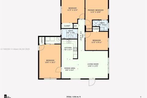 House in Fort Lauderdale, Florida 4 bedrooms, 109.81 sq.m. № 1688934 - photo 5