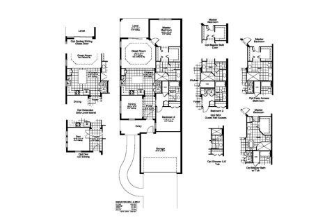 House floor plan «133SQM CRYSTAL SAND», 2 bedrooms in WYSTERIA