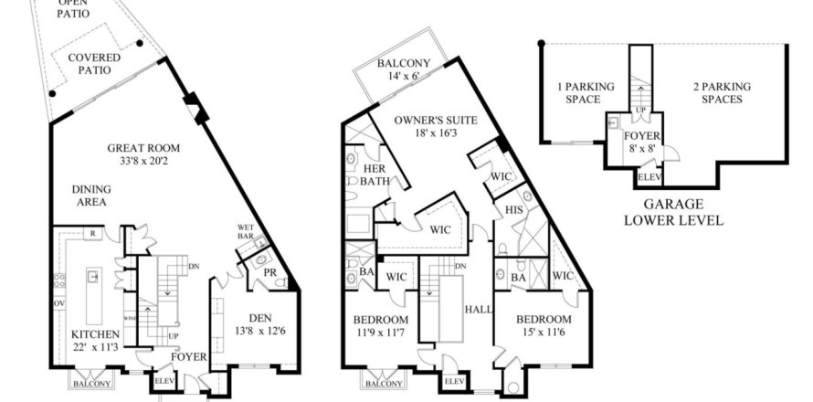 Touwnhouse à Palm Beach, Floride 3 chambres, 297.01 m2 № 1057028