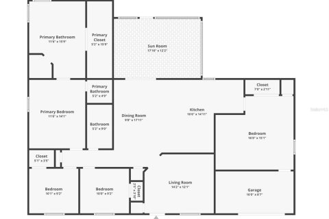 Casa en alquiler en Apopka, Florida, 4 dormitorios, 148.92 m2 № 1871014 - foto 15