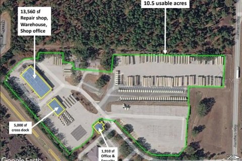 Immobilier commercial à Groveland, Floride 4273.78 m2 № 2369008