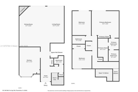 Adosado en venta en Plantation, Florida, 3 dormitorios, 170.94 m2 № 1895547 - foto 3