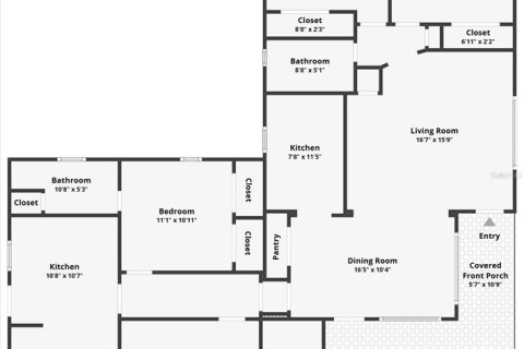 Villa ou maison à louer à Orlando, Floride: 2 chambres, 113.53 m2 № 2413848 - photo 23