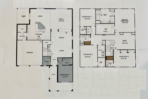 Villa ou maison à louer à Winter Garden, Floride: 5 chambres, 352.38 m2 № 1902268 - photo 22