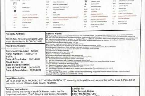 Land in North Miami Beach, Florida № 1957365 - photo 7