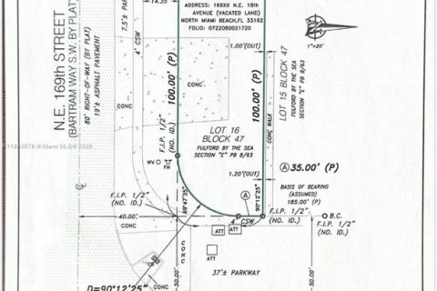 Land in North Miami Beach, Florida № 1957365 - photo 6