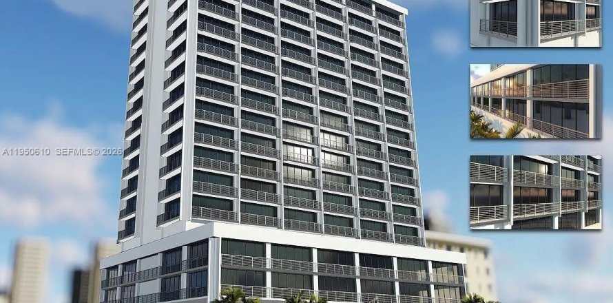 Кондоминиум с 1 спальней в Холливуд, Флорида № 2020627