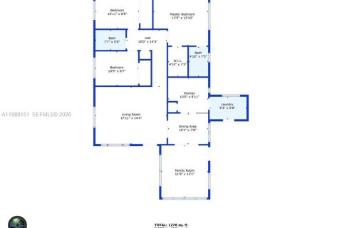 Купить виллу или дом в Форт-Лодердейл, Флорида 3 спальни, 134.43м2, № 2062480 - фото 7