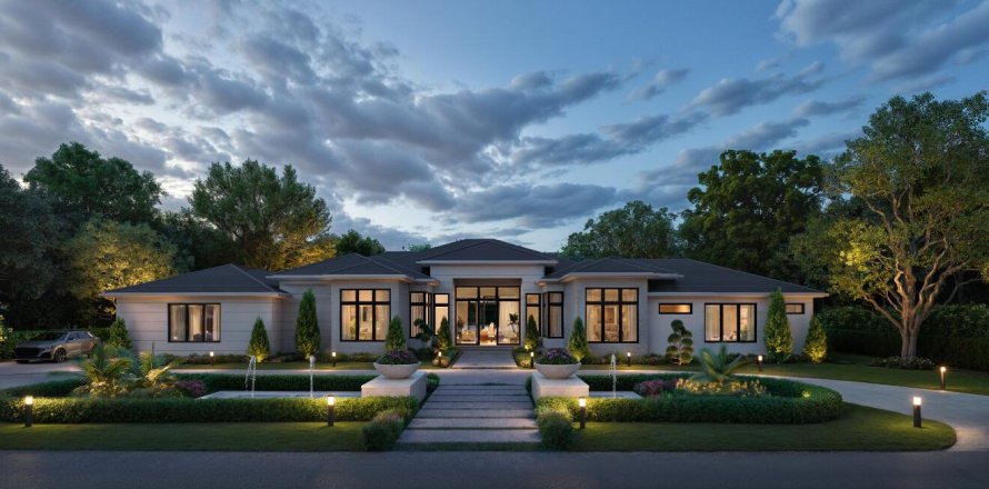 House in Davie, Florida 6 bedrooms, 711.35 sq.m. № 2146322