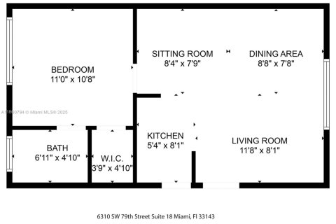 Купить кондоминиум в Саут-Майами, Флорида 1 спальня, 47.38м2, № 1980209 - фото 8