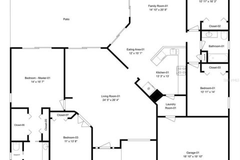 House in Valrico, Florida 4 bedrooms, 211.91 sq.m. № 2231463 - photo 30
