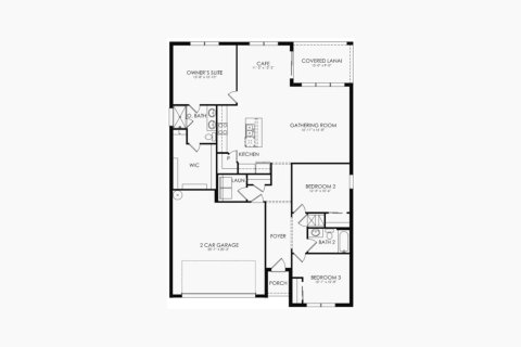 House floor plan «154SQM», 3 bedrooms in CEDAR GROVE AT THE WOODLANDS